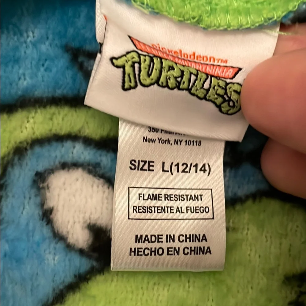 Nickelodeon Teenage Mutant Ninja Turtles Robe nwt large youth 12-14